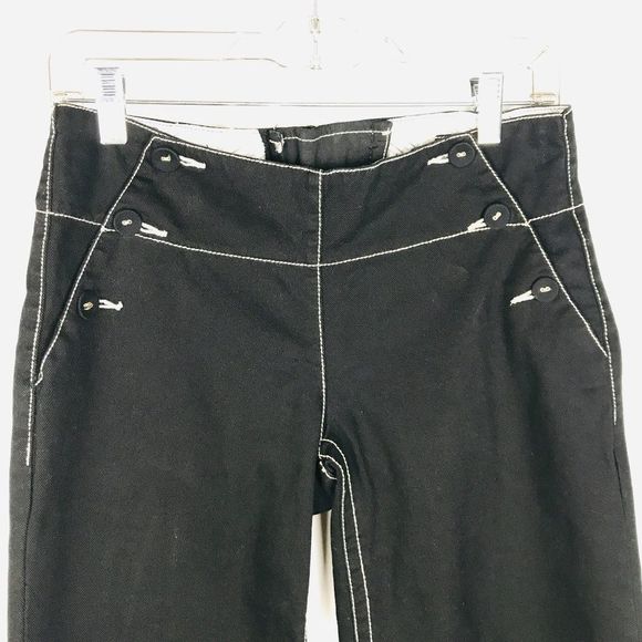 Free People Sailor Back Lace up Cropped Pants - Picture 2 of 7